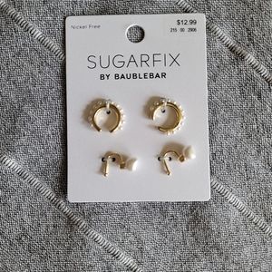 🔹️💎SUGARFIX by BaubleBar EarringCuffs*Brand New